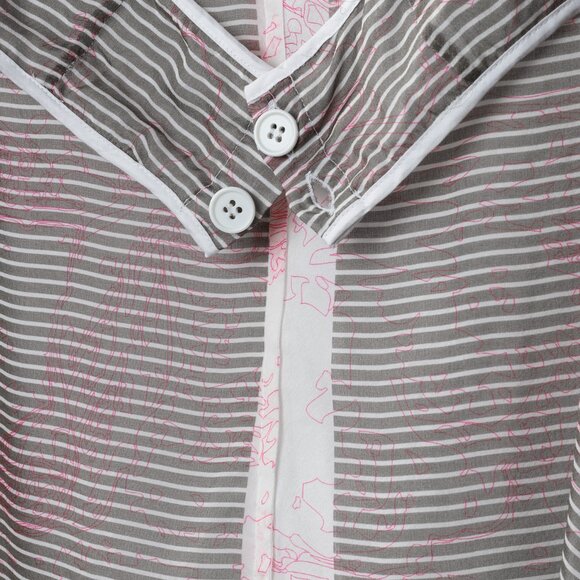 Jil Sander Striped Topographic Tank Blouse - Picture 7 of 10